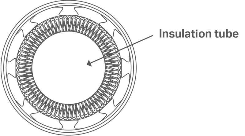 Sketch insulation tube
